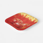 Herfst Autumn Candided Apple Party Papieren Bordje (Gebogen)