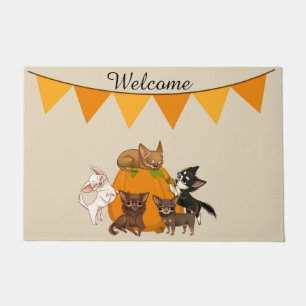Herfst Autumn Chihuahua door Mat
