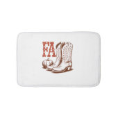 Herfst Autumn Cowgirl Pumpkin Badmat (Voorkant)