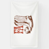 Herfst Autumn Cowgirl Pumpkin Spandoek (Verticaal)