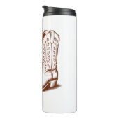 Herfst Autumn Cowgirl Pumpkin Thermosbeker (Geroteerd rechts)