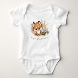 Herfst Autumn Cute Little Baby Fox Baby Bodysuit