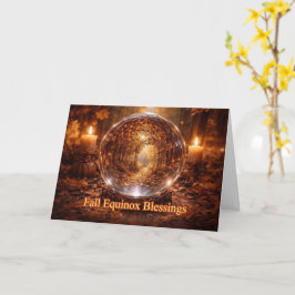 Herfst Autumn Equinox Mabon Kaart