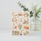  Herfst Autumn Essential Cozy Library Briefkaart (Staand voorkant)