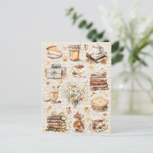 Herfst Autumn Favoriete Essentiële Esthetiek Briefkaart (Staand voorkant)