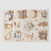 Herfst Autumn Favoriete Essentiële Esthetische Dec Tissuepapier (Voorkant)