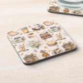 Herfst Autumn Favoriete Essentiële Esthetische Pat Bier Onderzetter (Linkerzijde)