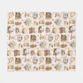 Herfst Autumn Favoriete Essentiële Esthetische Pat Fleece Deken (Voorkant (Horizontaal))