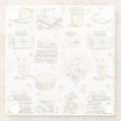 Herfst Autumn Favoriete Essentiële Esthetische Pat Glazen Onderzetter (Achterkant)