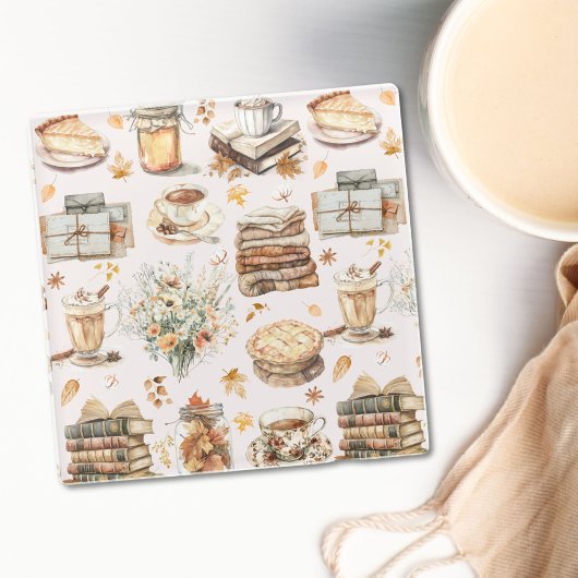 Herfst Autumn Favoriete Essentiële Esthetische Pat Glazen Onderzetter