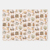 Herfst Autumn Favoriete Essentiële Esthetische Pat Inpakpapier Vel (Voorkant)
