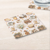 Herfst Autumn Favoriete Essentiële Esthetische Pat Kartonnen Onderzetters (Schuin)