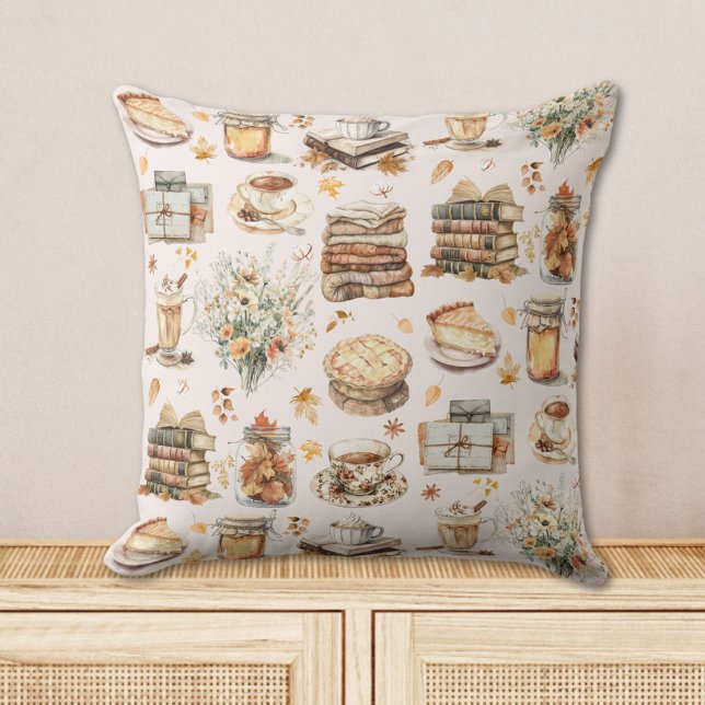 Herfst Autumn Favoriete Essentiële Esthetische Pat Kussen (In situ)