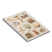 Herfst Autumn Favoriete Essentiële Esthetische Pat Notitieboek (Rechterzijde)