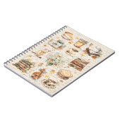 Herfst Autumn Favoriete Essentiële Esthetische Pat Notitieboek (Linkerzijde)