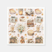 Herfst Autumn Favoriete Essentiële Esthetische Pat Servet (Voorkant)