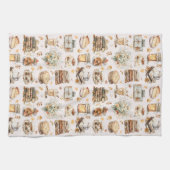 Herfst Autumn Favoriete Essentiële Esthetische Pat Theedoek (Horizontaal)