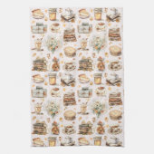 Herfst Autumn Favoriete Essentiële Esthetische Pat Theedoek (Verticaal)