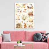Herfst Autumn Favorites Essentials Esthetisch Canvas Afdruk (Insitu (Woonkamer))