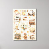 Herfst Autumn Favorites Essentials Esthetisch Canvas Afdruk (Voorkant)