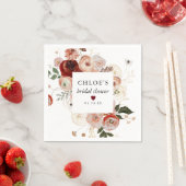 Herfst Autumn Floral Vrijgezellenfeest Napkins Servet (Insitu)