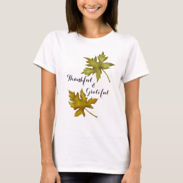 Herfst Autumn Foliage Thanksgiving Vrouwen T-shirt