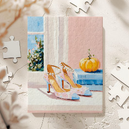 Herfst Autumn Glam Hoge Hakken Mode Legpuzzel