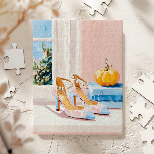 Herfst Autumn Glam Hoge Hakken Mode Legpuzzel