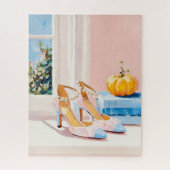 Herfst Autumn Glam Hoge Hakken Mode Legpuzzel (Verticaal)