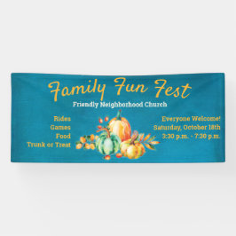 Herfst Autumn Harvest Family Fun Festival Spandoek