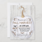 Herfst Autumn Harvest Festival Uitnodiging (Voorkant)