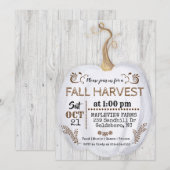 Herfst Autumn Harvest Festival Uitnodiging (Voorkant / Achterkant)