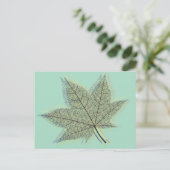 Herfst Autumn Leaf Briefkaart (Staand voorkant)