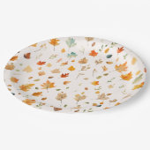 Herfst Autumn Leaf | Papieren Bordje (Gekanteld)