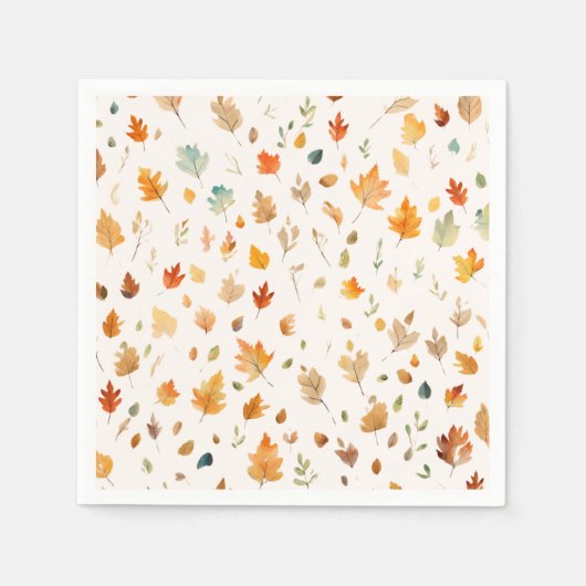 Herfst Autumn Leaf | Servet (Voorkant)