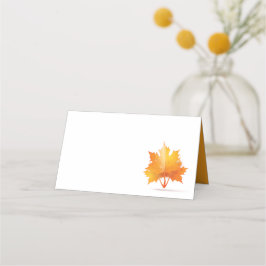 Herfst Autumn Leaf | Thanksgiving Thema Plaatskaartje