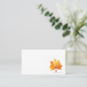 Herfst Autumn Leaf | Thema Thanksgiving Plaatskaartje (Staand voorkant)