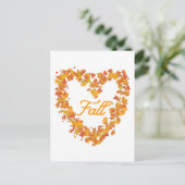 Herfst Autumn Leaves Briefkaart (Staand voorkant)