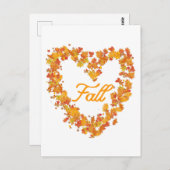 Herfst Autumn Leaves Briefkaart (Voorkant / Achterkant)