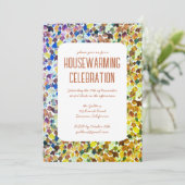 Herfst Autumn Leaves Chic Custom HOUSEWARMING PART Kaart (Staand voorkant)