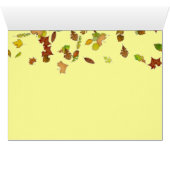 HERFST/AUTUMN LEAVES, geel (Binenzijde Horizontaal (Onderkant))