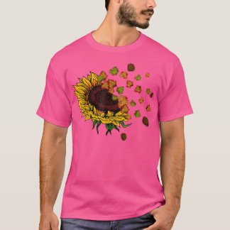 Herfst Autumn Leaves Gezegde Sunflower Lover Gifts T-shirt