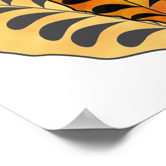 Herfst Autumn Leaves Poster (Hoek)