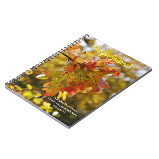 Herfst Autumn Leaves Prayer Journal Notitieboek (Linkerzijde)