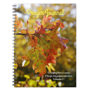 Herfst Autumn Leaves Prayer Journal Notitieboek