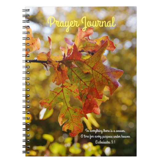 Herfst Autumn Leaves Prayer Journal Notitieboek (Voorkant)