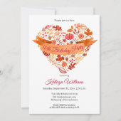 Herfst | Autumn Leaves | Pumpkins Birthday Party Kaart (Voorkant)