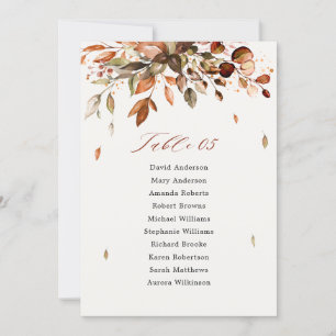 Herfst Autumn Leaves Rustic Country Boho kaart