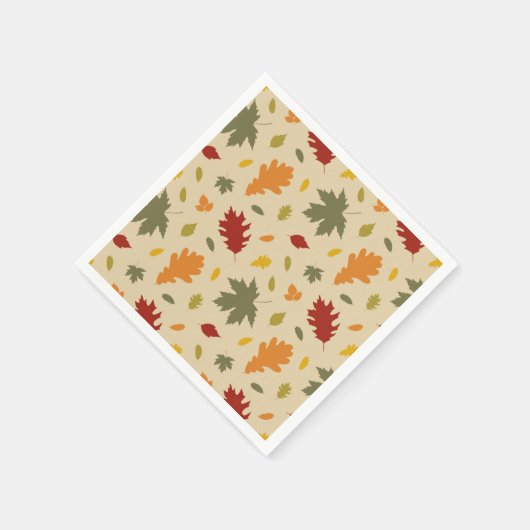 Herfst Autumn Leaves Servet (Hoek)