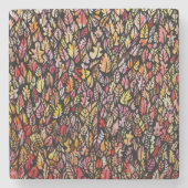 Herfst Autumn Leaves Stenen Onderzetter (Voorkant)